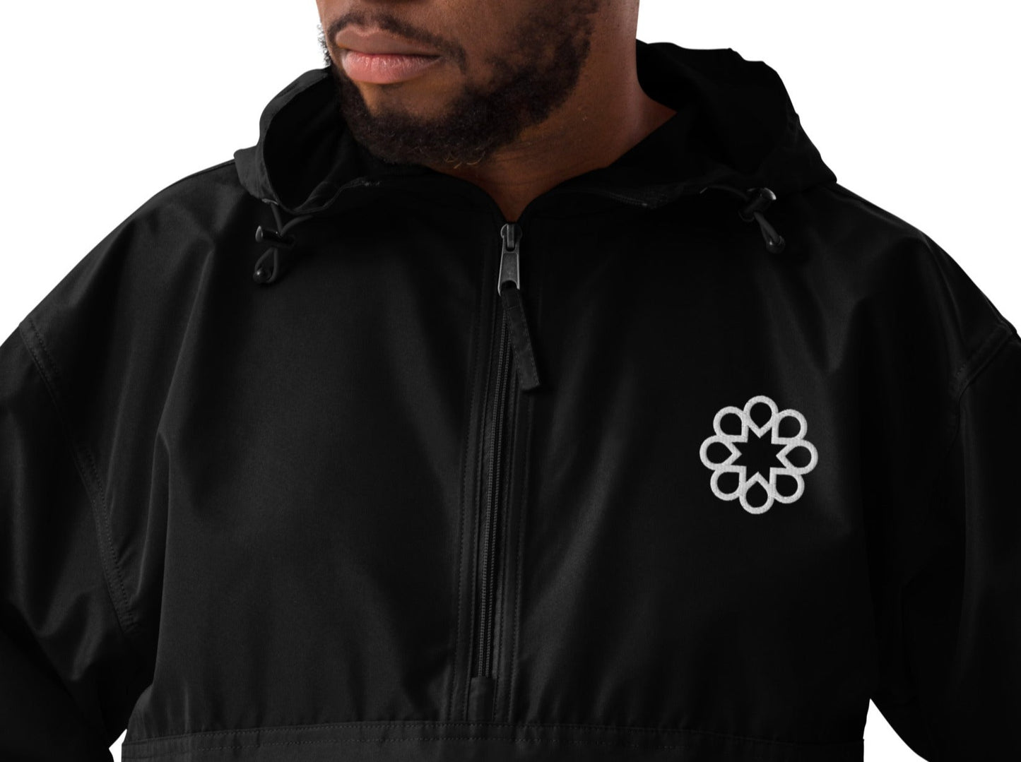 Liquid Collective • Embroidered Champion Packable Jacket