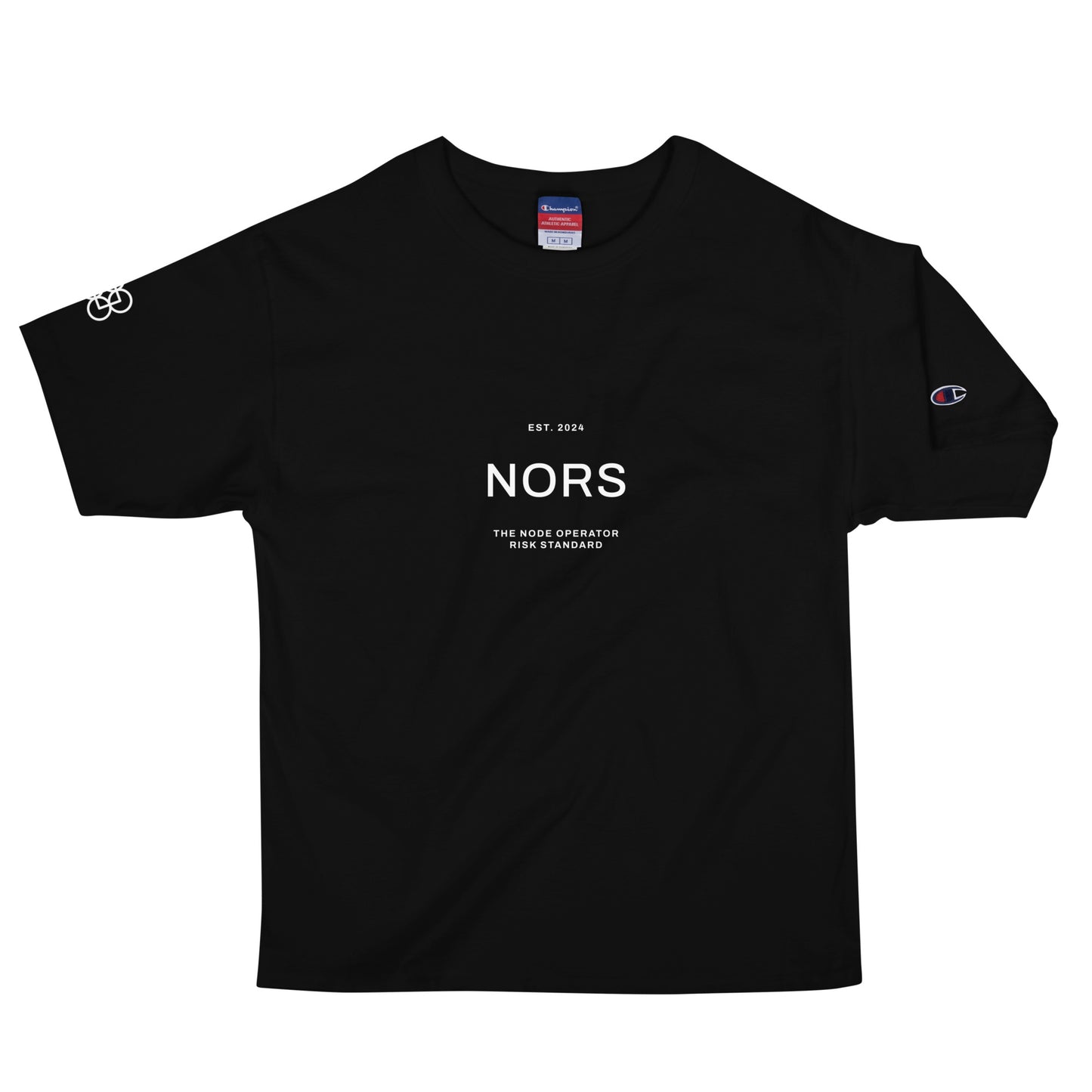 NORS (Node Operator Risk Standard) Champion T-Shirt • Black