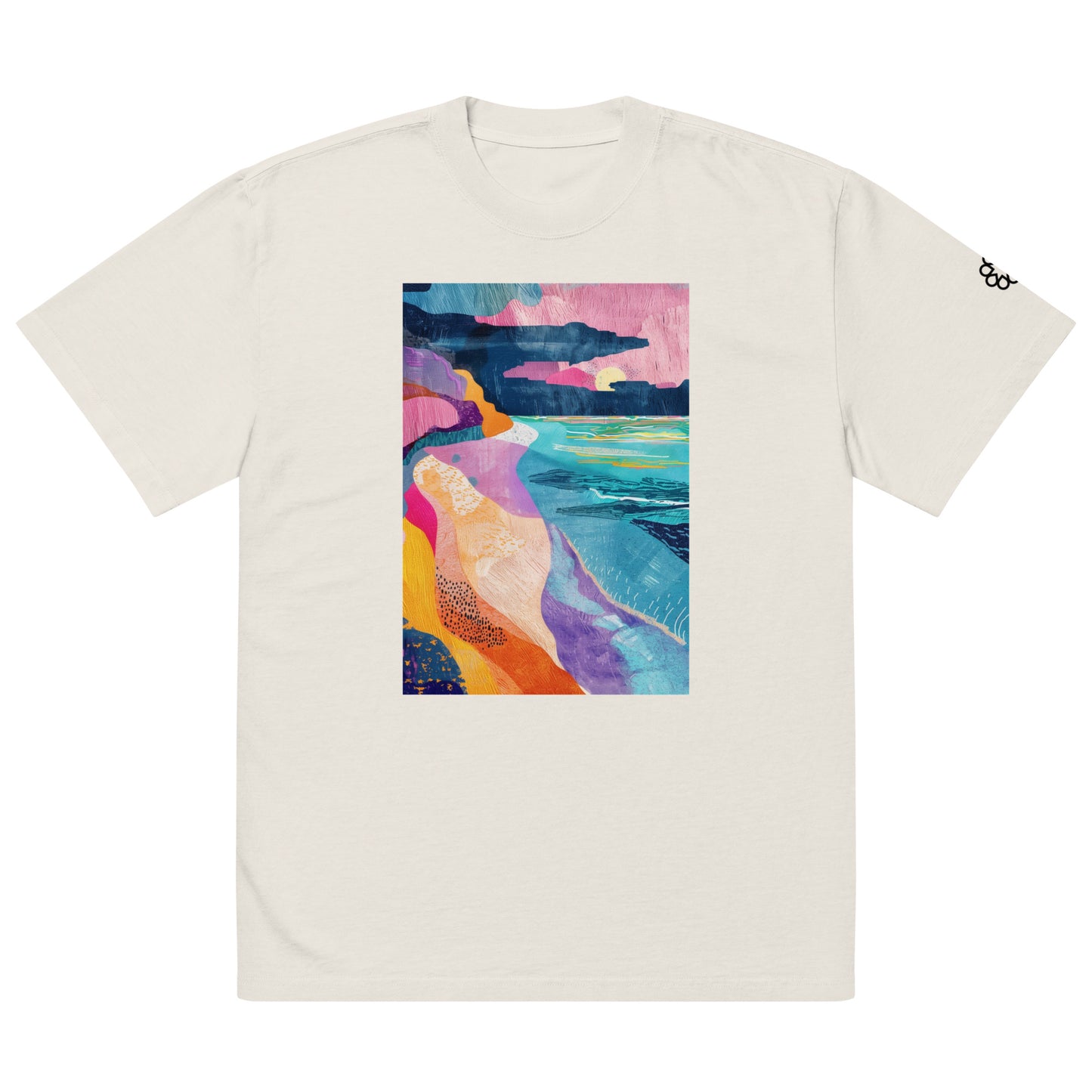 Liquid Collective • Beach • Oversized Faded T-shirt