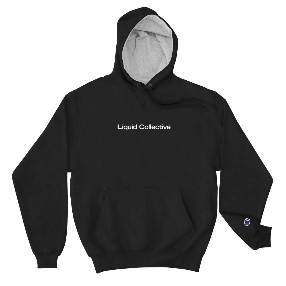 Liquid Collective • Champion Hoodie (Black)